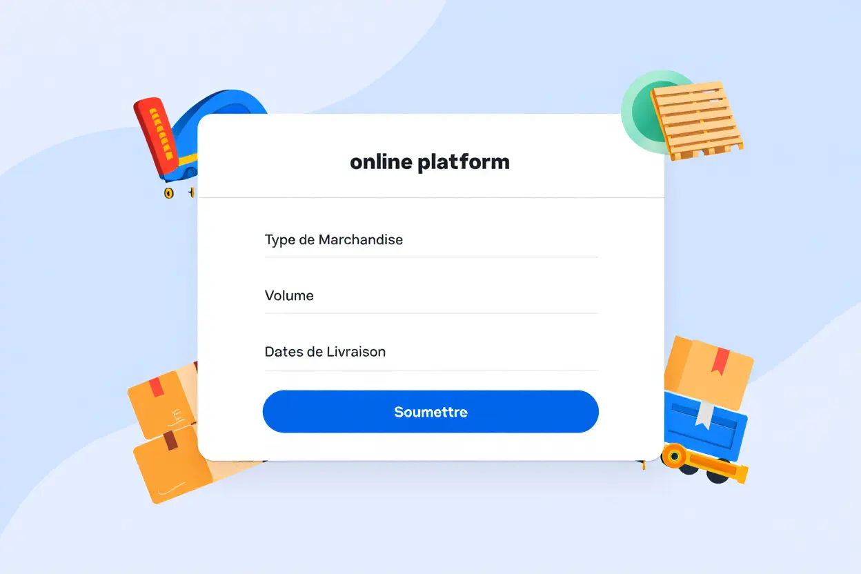 Interface devis transport en ligne