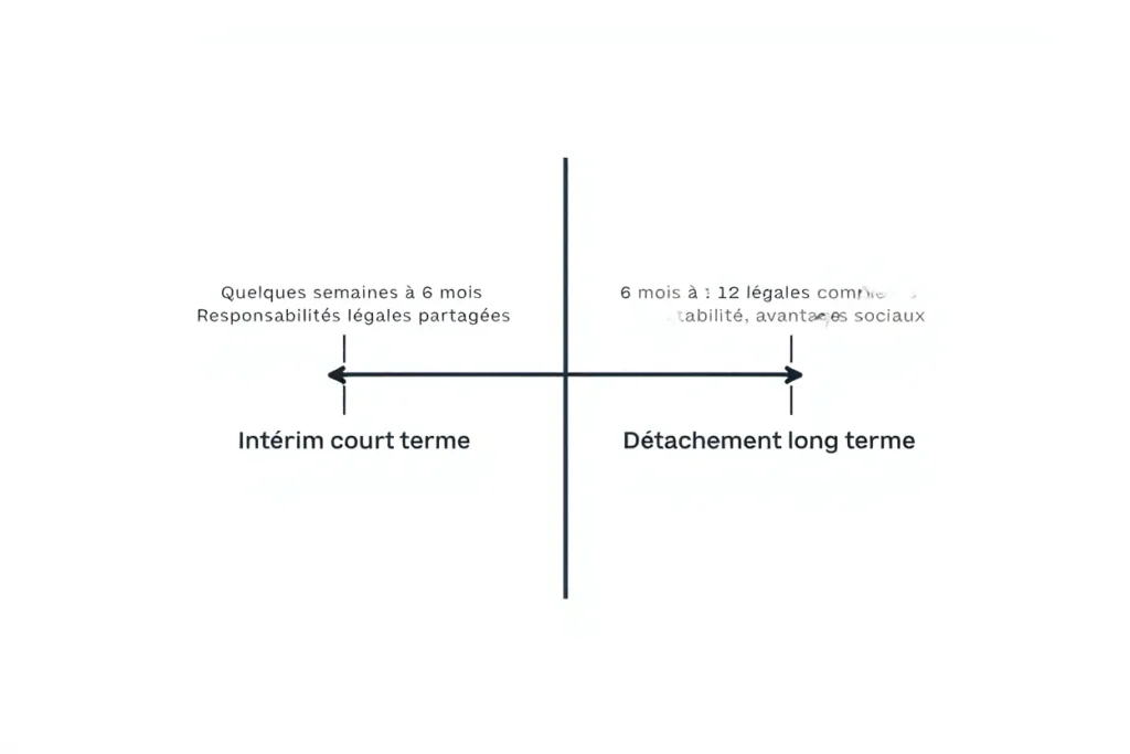Modes de recrutement intérim et détachement