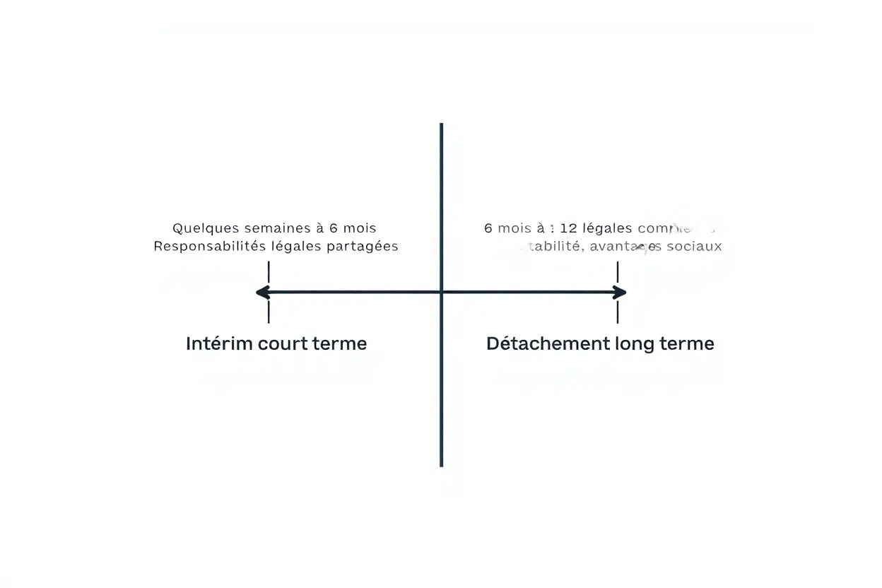 Modes de recrutement intérim et détachement
